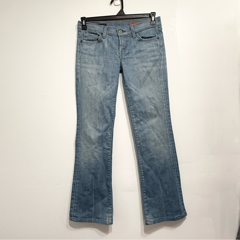 CITIZENS OF HUMANITY Kelly 001 Y2K Low Rise Flare Jeans 27x32 - Picture 2 of 10
